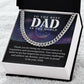 Dad Necklace Gift From Child With Inspirational Message