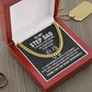 Stepdad Cuban Chain Necklace Gift With Heartfelt Note