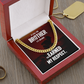 Military Cuban Chain Gift for Brother – Respect Message Card