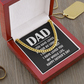 Honor Chain Gift for Dad – Father’s Day Necklace with Emotional Message Card