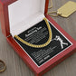 To My Amazing Son Never Forget How Much I Love You, Cuban Link Chain For Man With Amazing Message Card From Mom