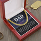 Dad Necklace Gift From Child With Inspirational Message