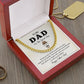 To My Dad Necklace, Gift For Dad On Father’s Day