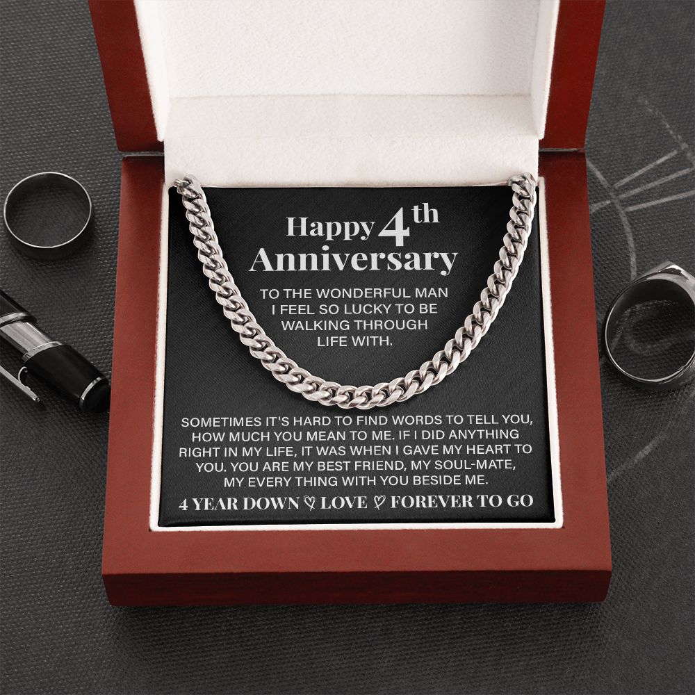 Happy 4th Anniversary To The Wonderful Man I Feel So Lucky To Be Walking Through Life With