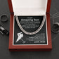 To My Amazing Son Never Forget That How Much I Love You - Stainless Steel Cuban Link Chain For Man