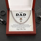 To My Dad Necklace, Gift For Dad On Father’s Day