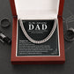 Dad Necklace Gift from Daughter with Emotional Message