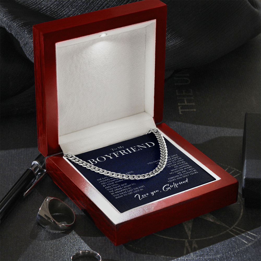Gift for Boyfriend from Girlfriend with Heartfelt Message Card