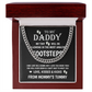 To My Daddy Gift from Unborn Baby – Cuban Chain with Heartfelt Message
