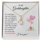 To My granddaughter I Love You Necklace Gifts For Birthda