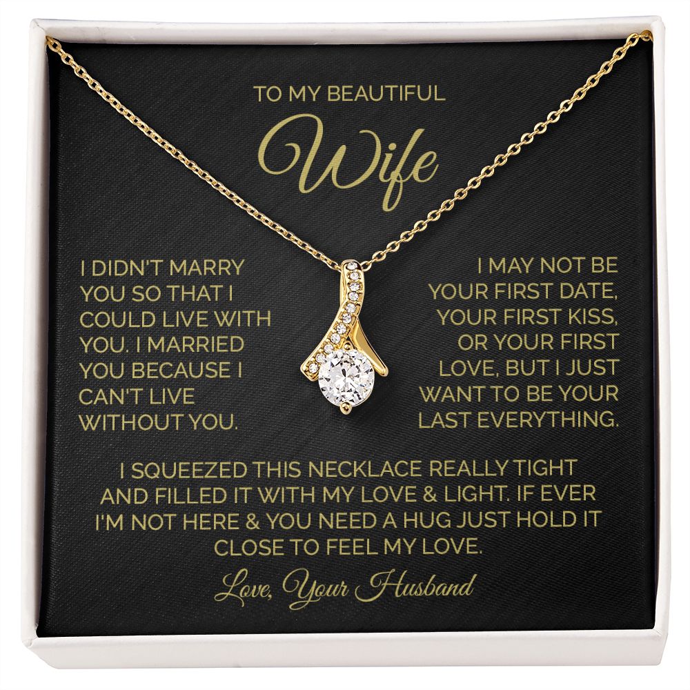 To My Beautiful Wife You Need Hug Just Hold It Close To Feel My Love, Your Husband