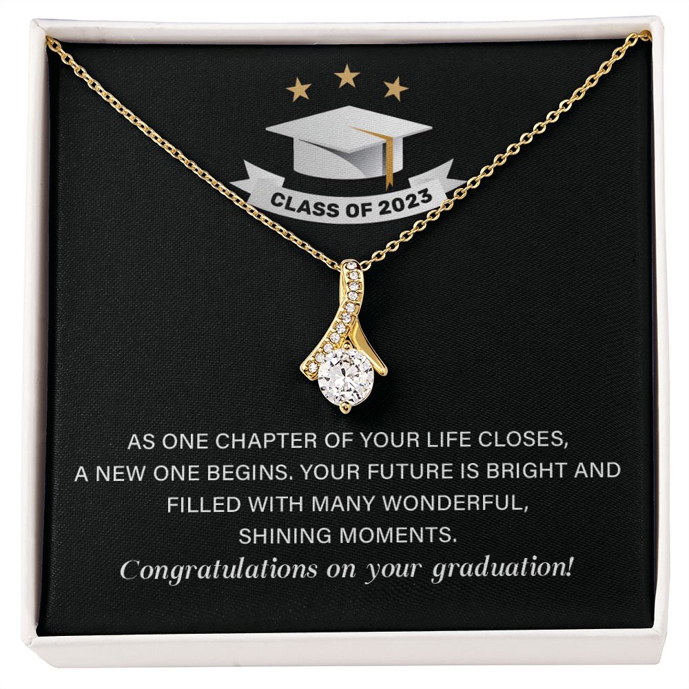 Class of 2023 Graduation Necklace - Commemorate Your Success with Elegance