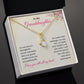 To My Granddaughter As Your Journey Through Life, Alluring Beauty Necklace For Women With Meaningful Message Card