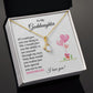 To My granddaughter I Love You Necklace Gifts For Birthda