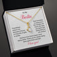To My Bestie Gift for Girlfriend Best Friends Sentimental Love Necklace With Meaning Full Massage Card and Elegent Box