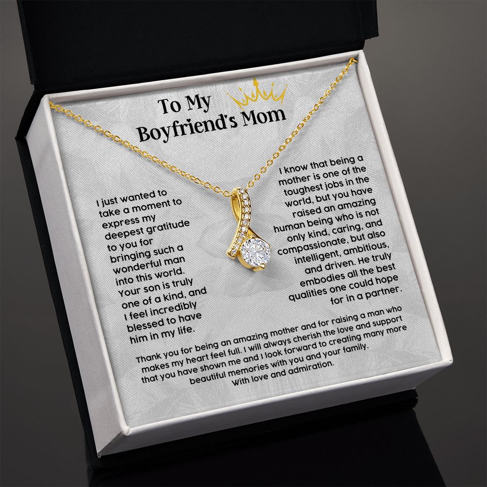 To My Boyfriend Mom Thank you being an amazing mother