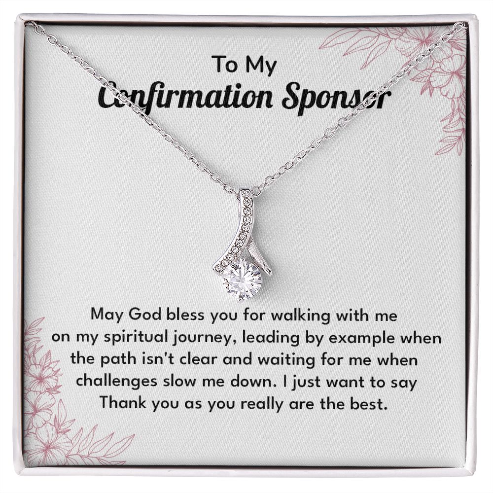 To My Conformation Sponsor May God Bless You For Walking With Me On My Spiritual Journey