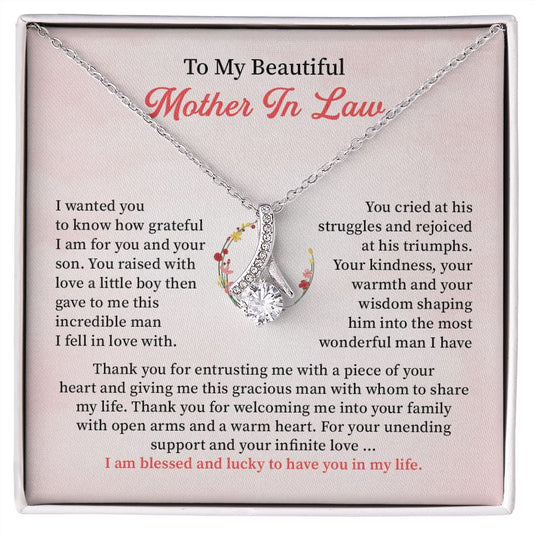 To My Beautiful Mother In Law I Wanted You To Know How Grateful I am