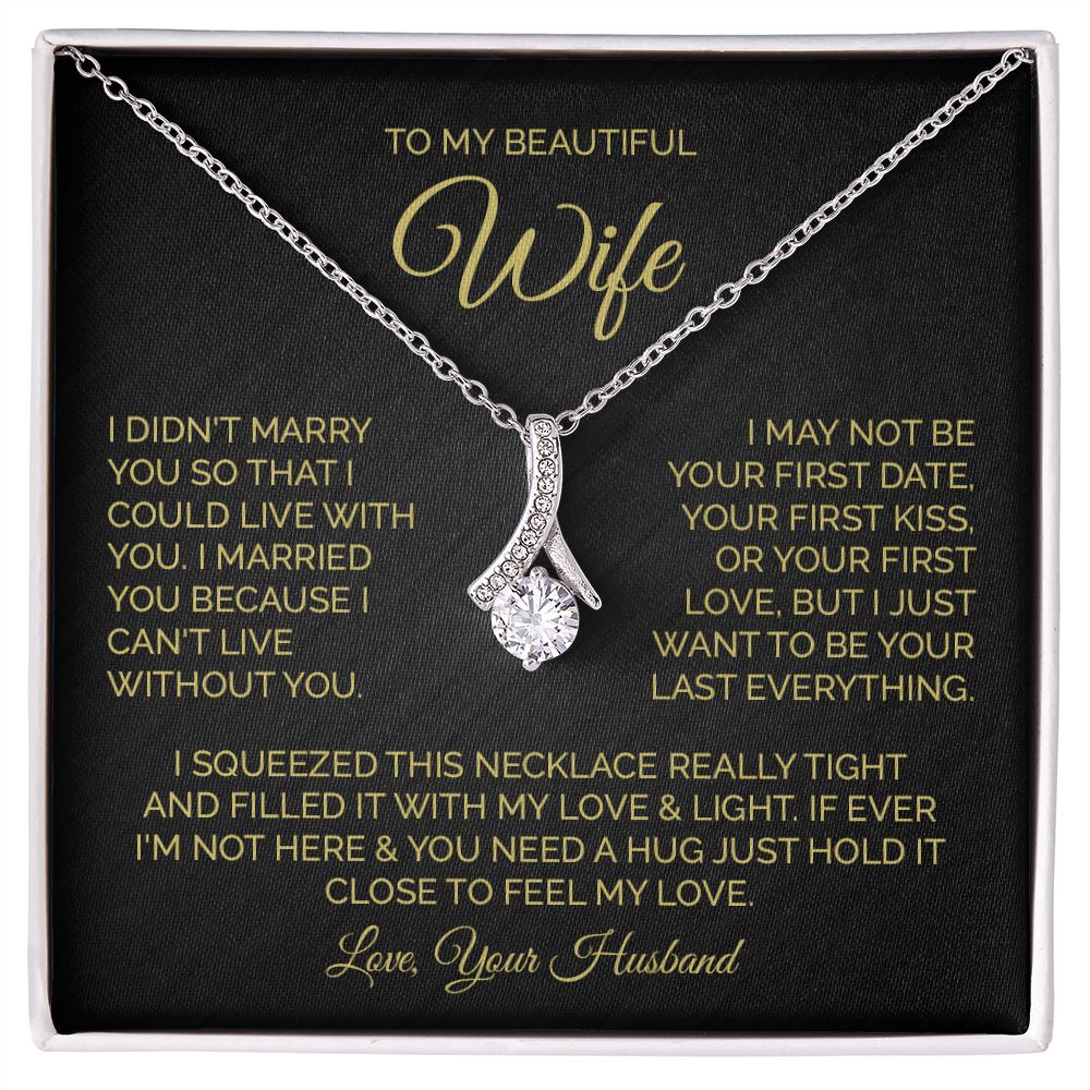 To My Beautiful Wife You Need Hug Just Hold It Close To Feel My Love, Your Husband