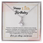 13th Birthday Necklace Gift with Inspirational Card