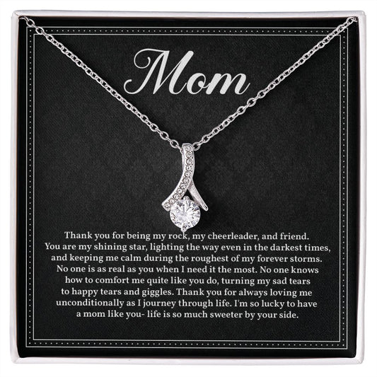Mom I Am So Lucky To Have A Mom Like You. Life Is So Much Sweeter By Your Side