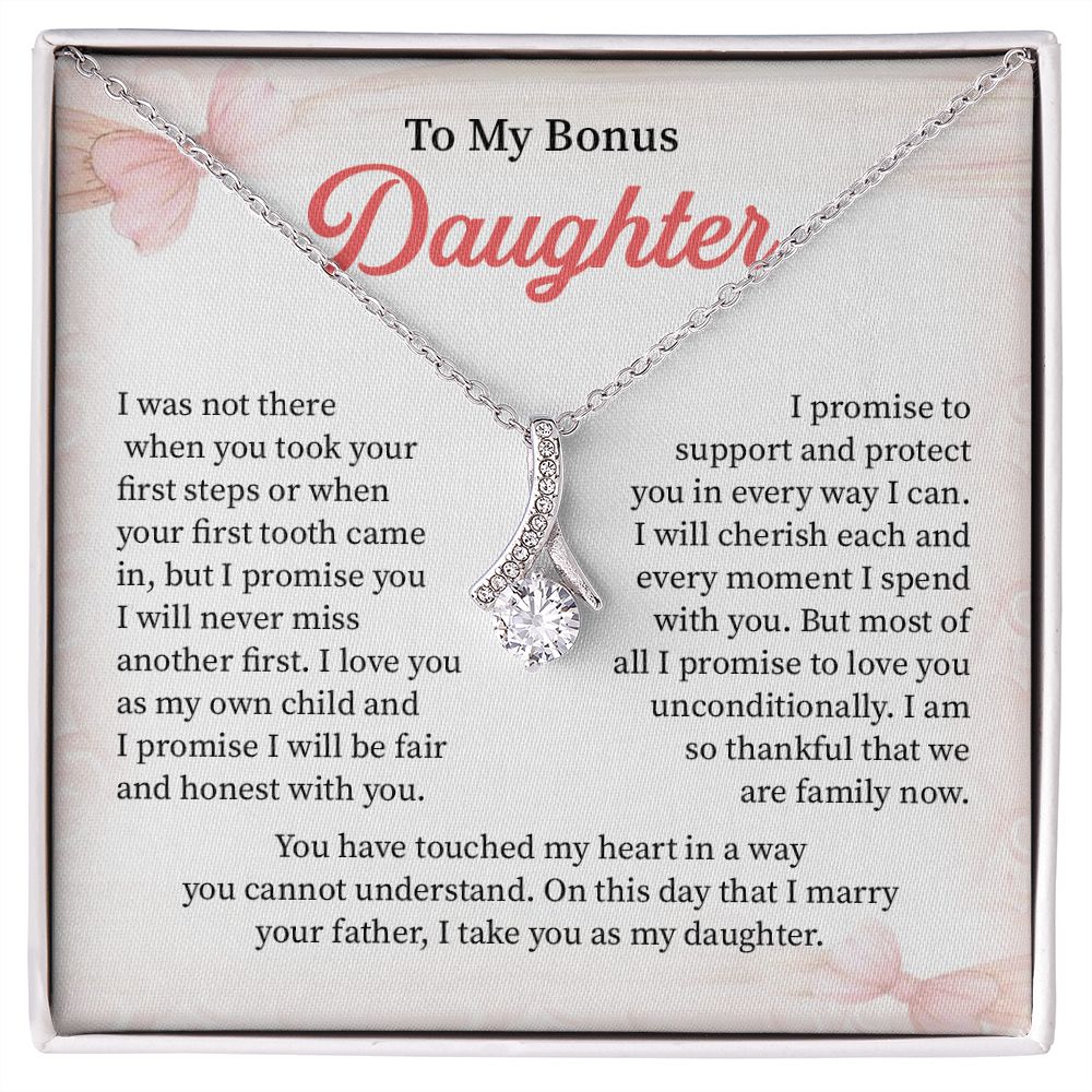 To My Bonus Daughter I Am So Thankful That We  Are Family Now