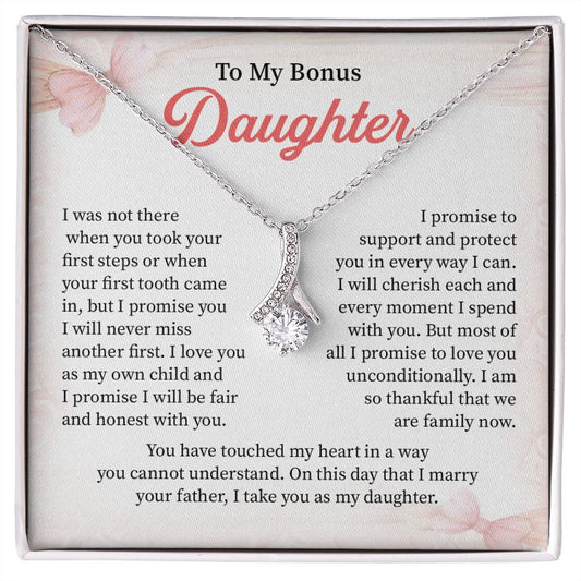 To My Bonus Daughter I Am So Thankful That We  Are Family Now