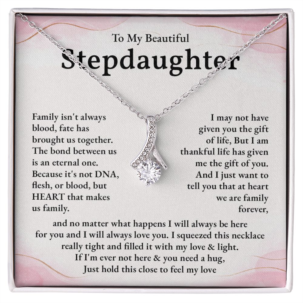 To My Step Daughter If I Ever Not Here & You Need A Hug, Just Hold This Close To Feel My Love