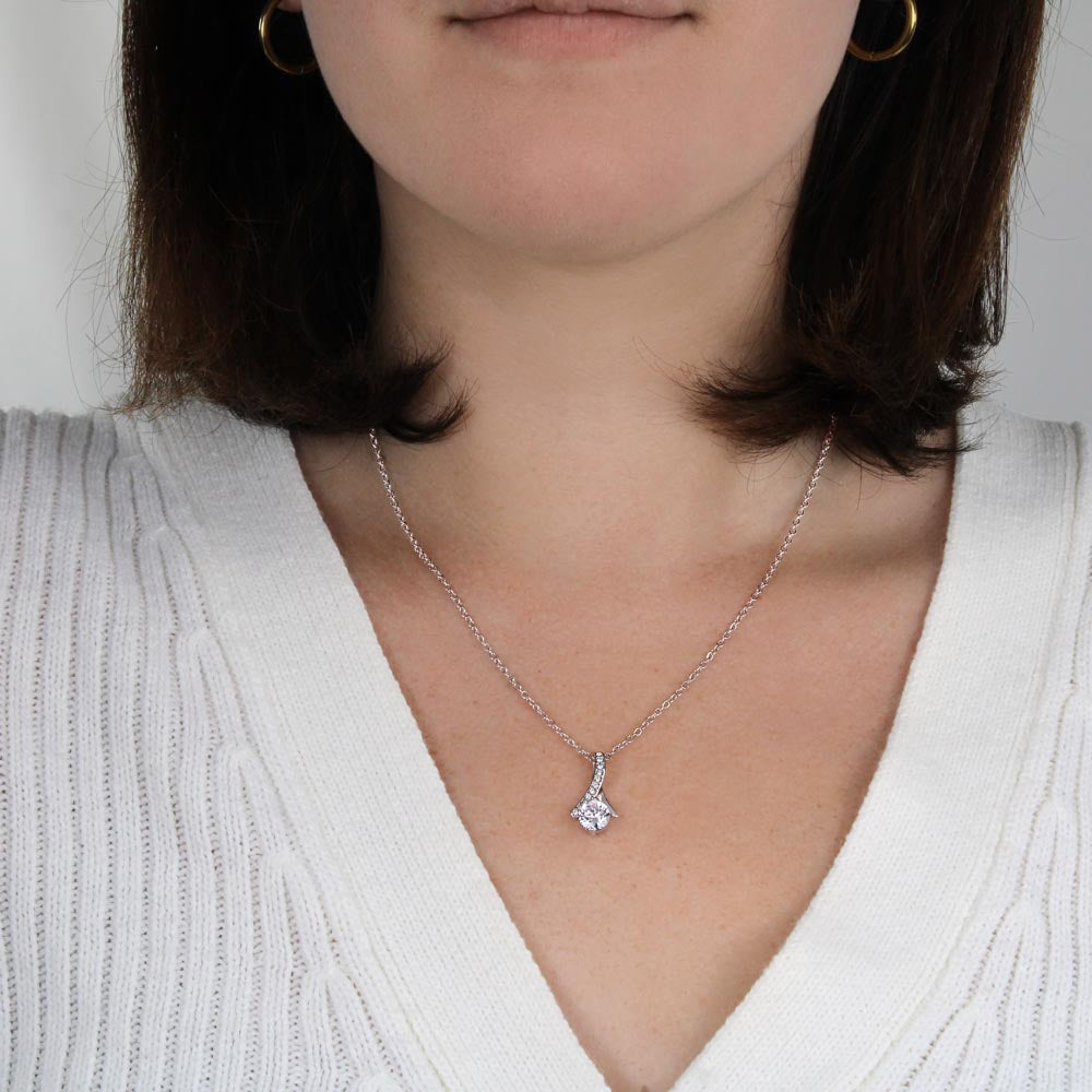 13th Birthday Necklace Gift with Inspirational Card