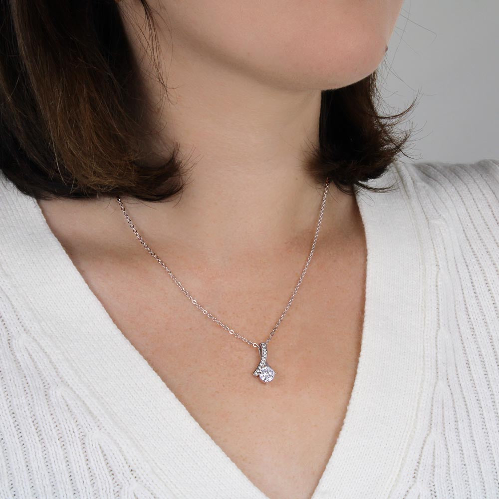 Marine Necklace Gift to Love with Patriotic Message