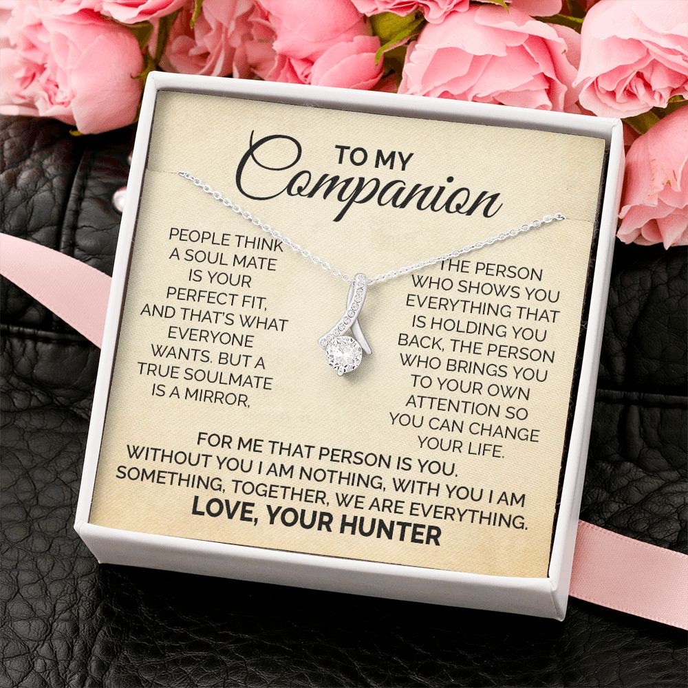 Hunter to Wife Soulmate Necklace Gift With Message Card