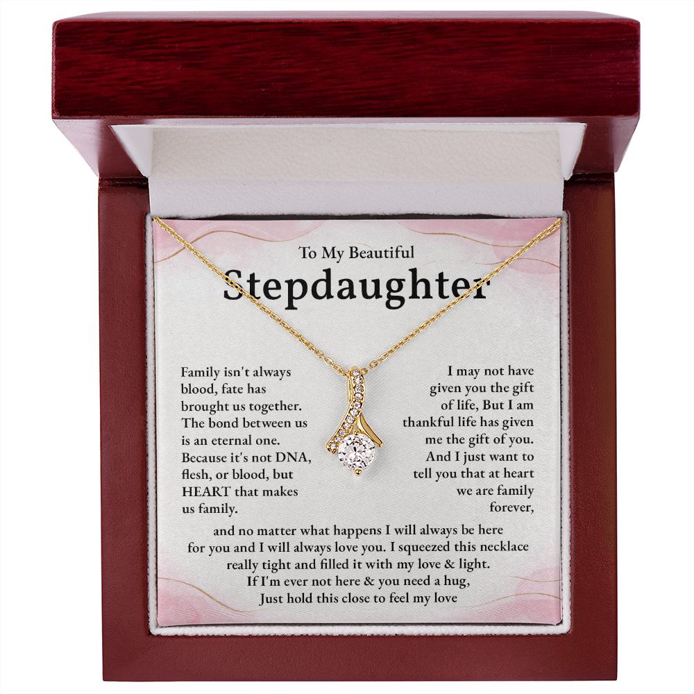 To My Step Daughter If I Ever Not Here & You Need A Hug, Just Hold This Close To Feel My Love