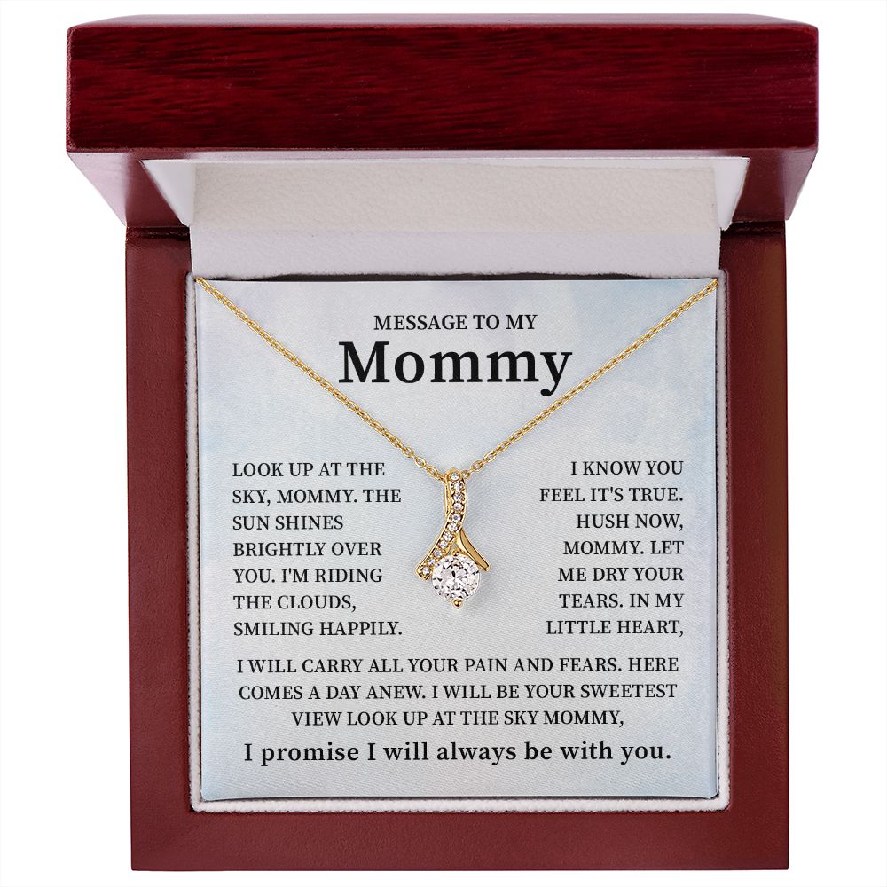 Lovely Message To My Mommy I Promise I Will Always Be With You, Birthday Valentine's Day Christmas Mother's Day Present With Heartfelt Message Card