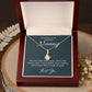Nanny Necklace Thank You Gift with Heartfelt Message Card