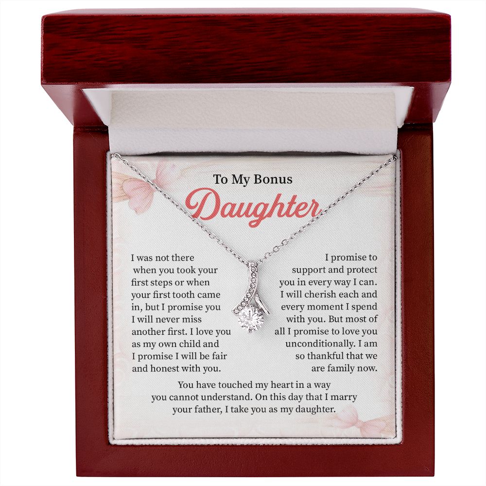 To My Bonus Daughter I Am So Thankful That We  Are Family Now