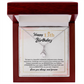 13th Birthday Necklace Gift with Inspirational Card
