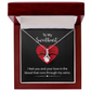 Sweetheart Necklace Gift with Deep Love Message
