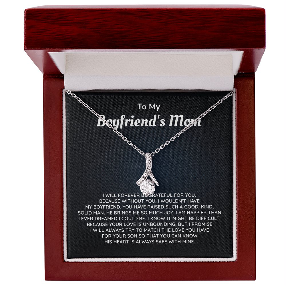 To My Boyfriend's Mom His Heart Is Always  Safe With Mine