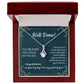 Graduation Gift For Her, Pendant Necklace With Gift Box