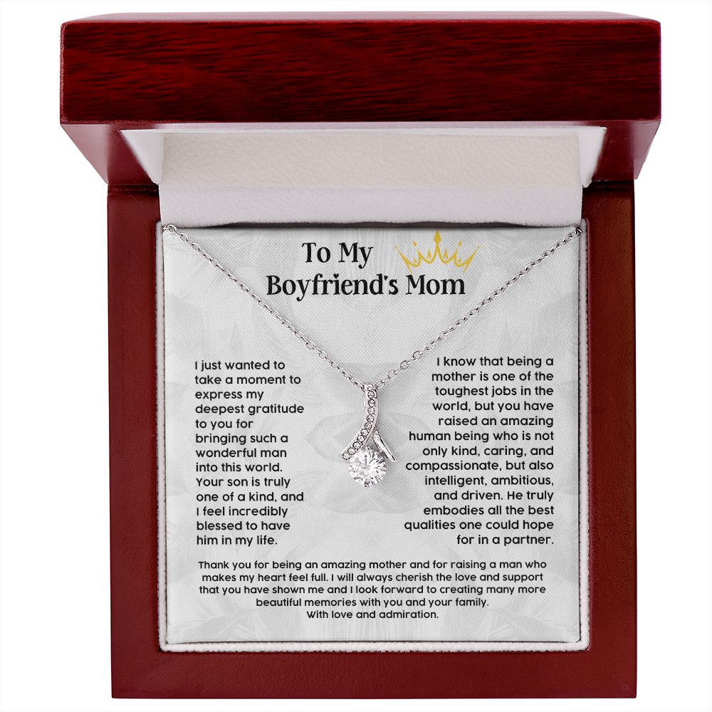 To My Boyfriend Mom Thank you being an amazing mother
