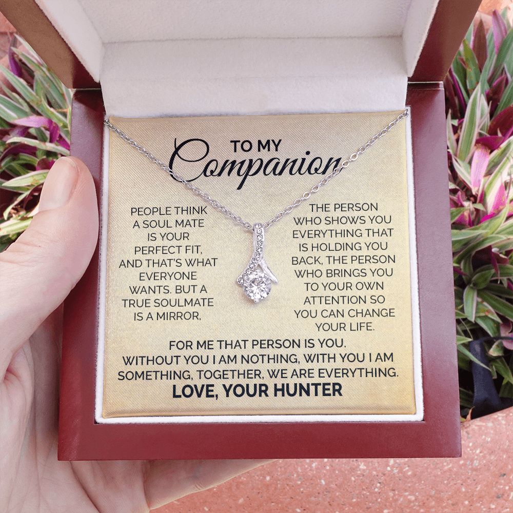 Hunter to Wife Soulmate Necklace Gift With Message Card