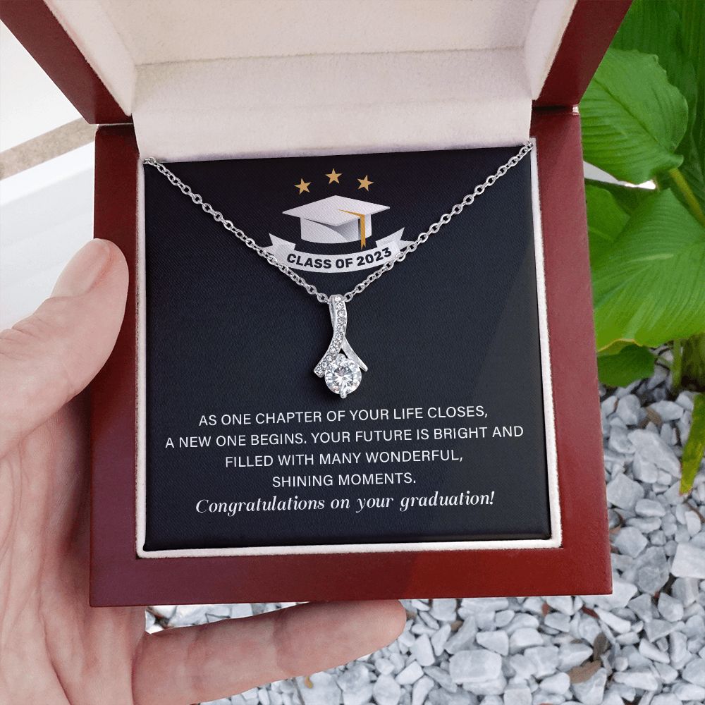 Class of 2023 Graduation Necklace - Commemorate Your Success with Elegance