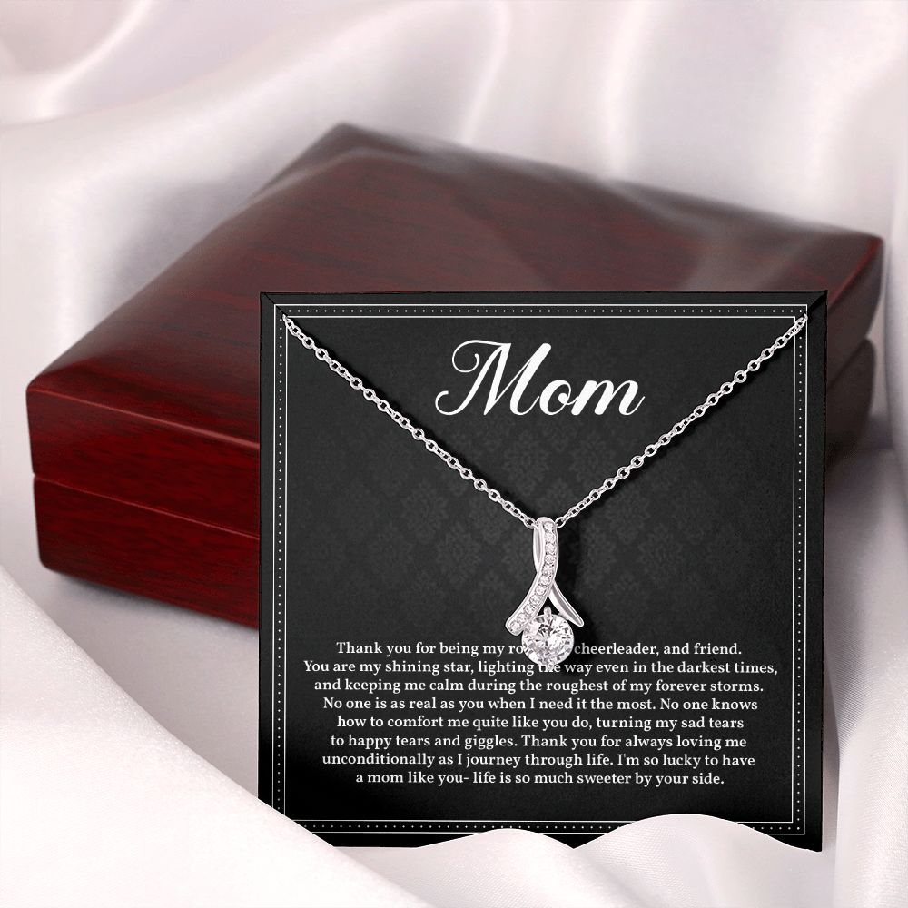 Mom I Am So Lucky To Have A Mom Like You. Life Is So Much Sweeter By Your Side