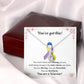 Bladder Cancer -  Blue Yellow Purple Ribbon Awareness