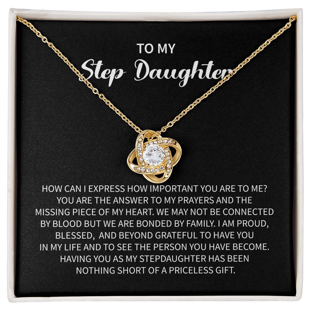 To My Step Daughter I Am Proud Blessed, And Beyond Grateful To Have You In My life
