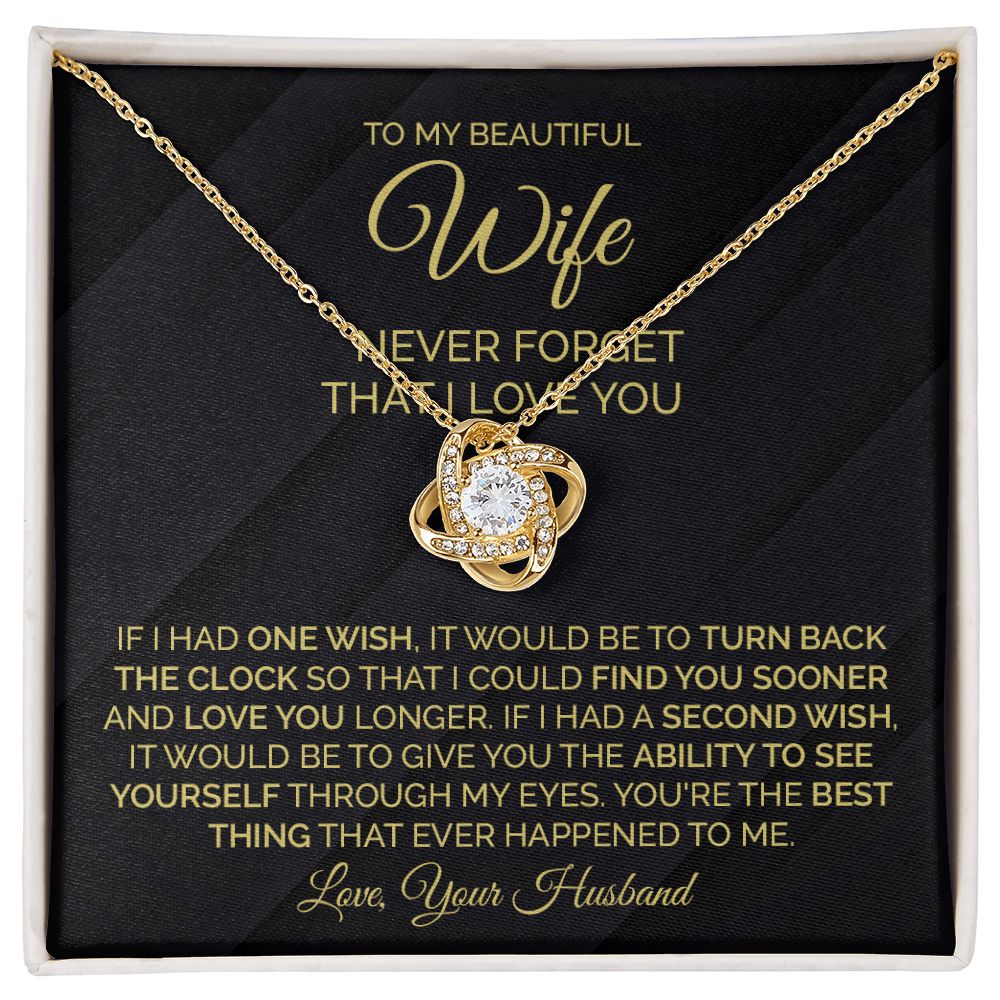 To My  Beautiful Wife Never Forget That I Love You, Your Husband