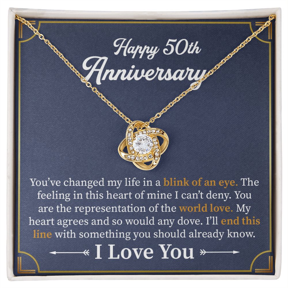 Happy 50th Anniversary! Your Presence Has Enriched My Life. I Love You