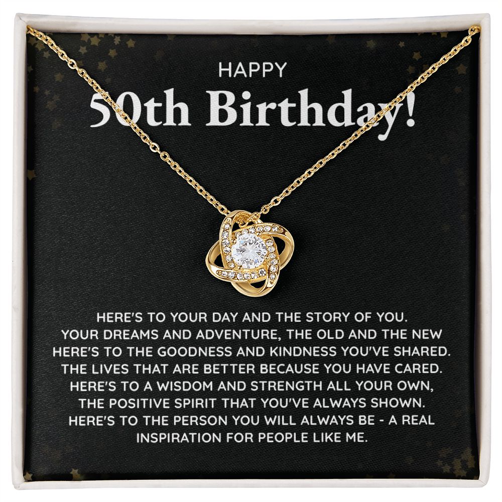 Happy 50th Birthday Here's To Your Day And The Story Of You