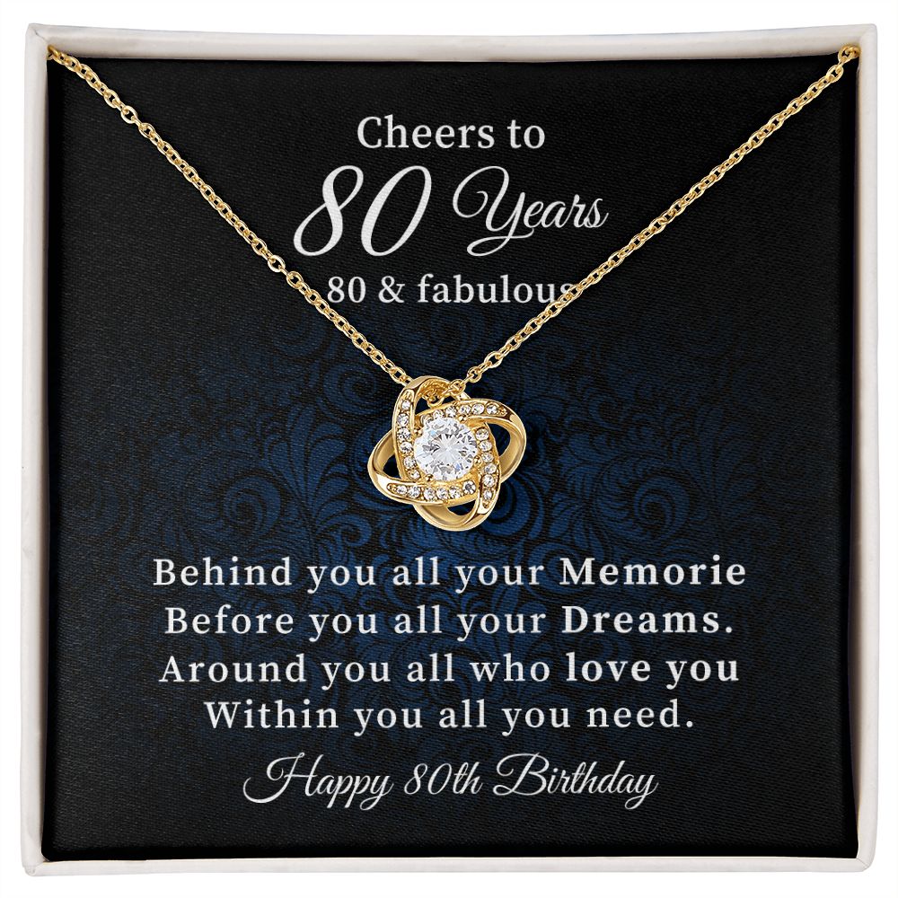 Cheers to 80 Years! Surrounded by Love and Everything You Need. Happy Birthday