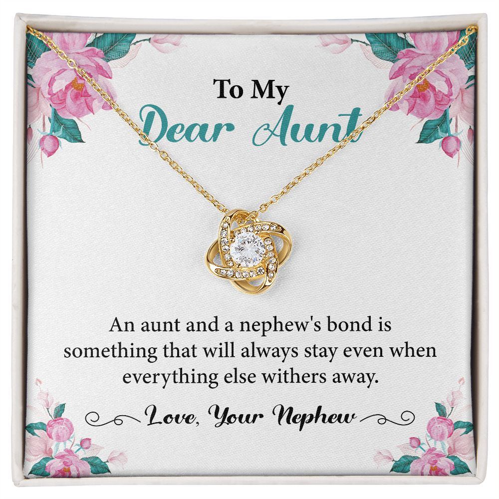 To My Dear Aunt Love,  Your Nephew